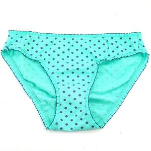 Victoria's Secret Green Polka Dot Bikini Pantie